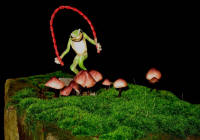 bronze frog jump rope